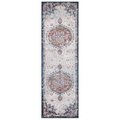 Concord Global Trading Concord Global Trading 72922 2 x 7 ft. Vintage Florence Medallion Runner Rug; Ivory 72922